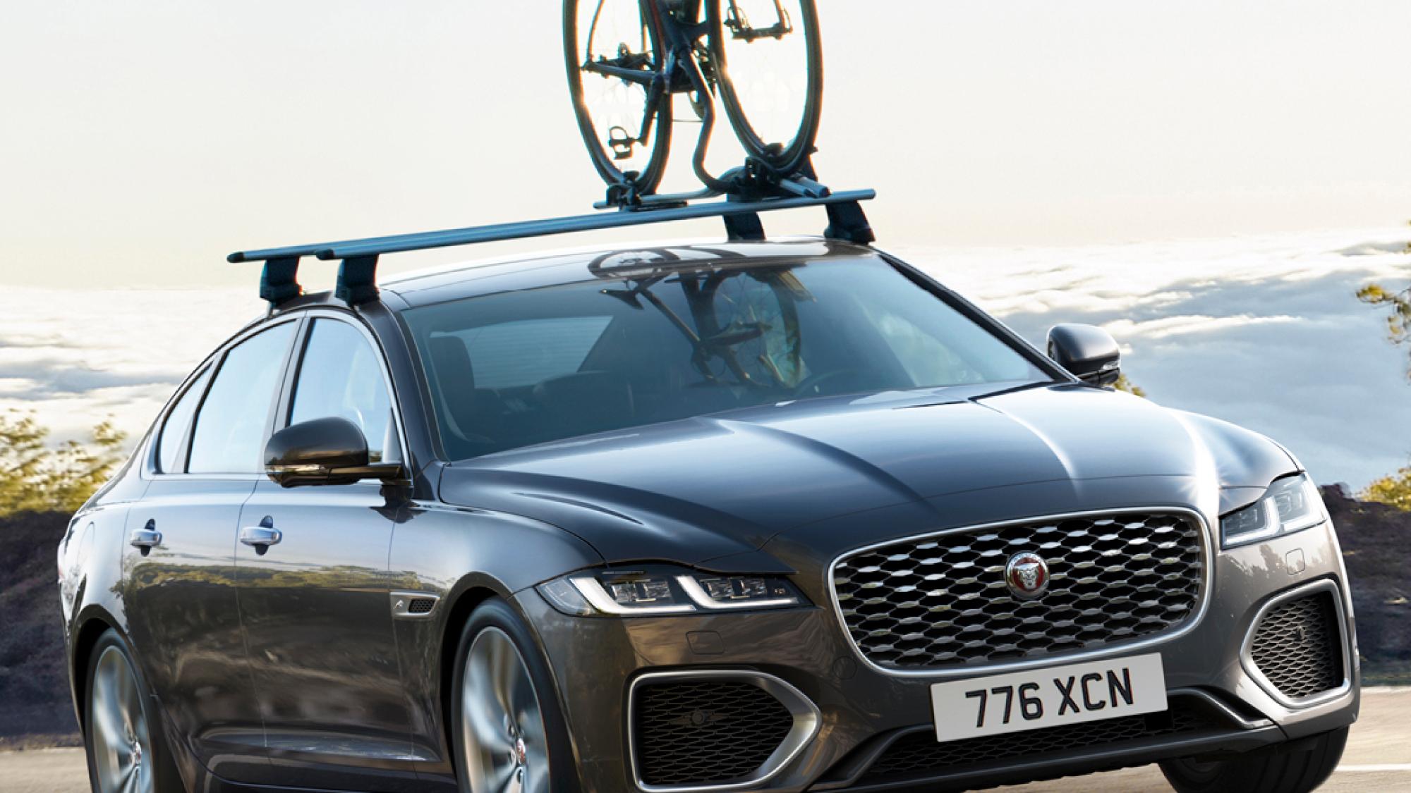 Fahrrad Transportsystem für Autos auf Jaguar